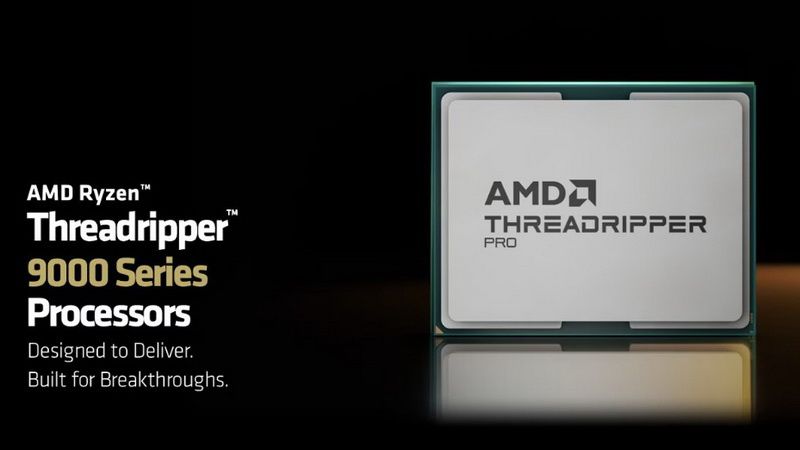 AMD    Threadripper PRO 9000WX:     
