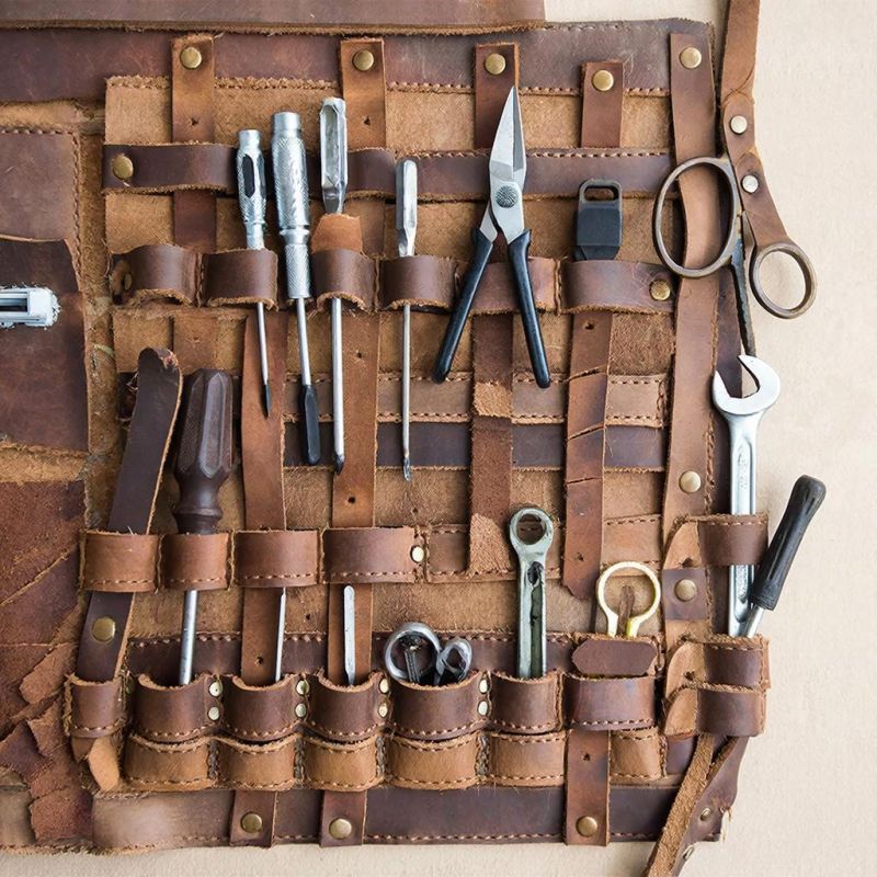 Как превратить старый кожи ремень в стильный органайзер для инструментов