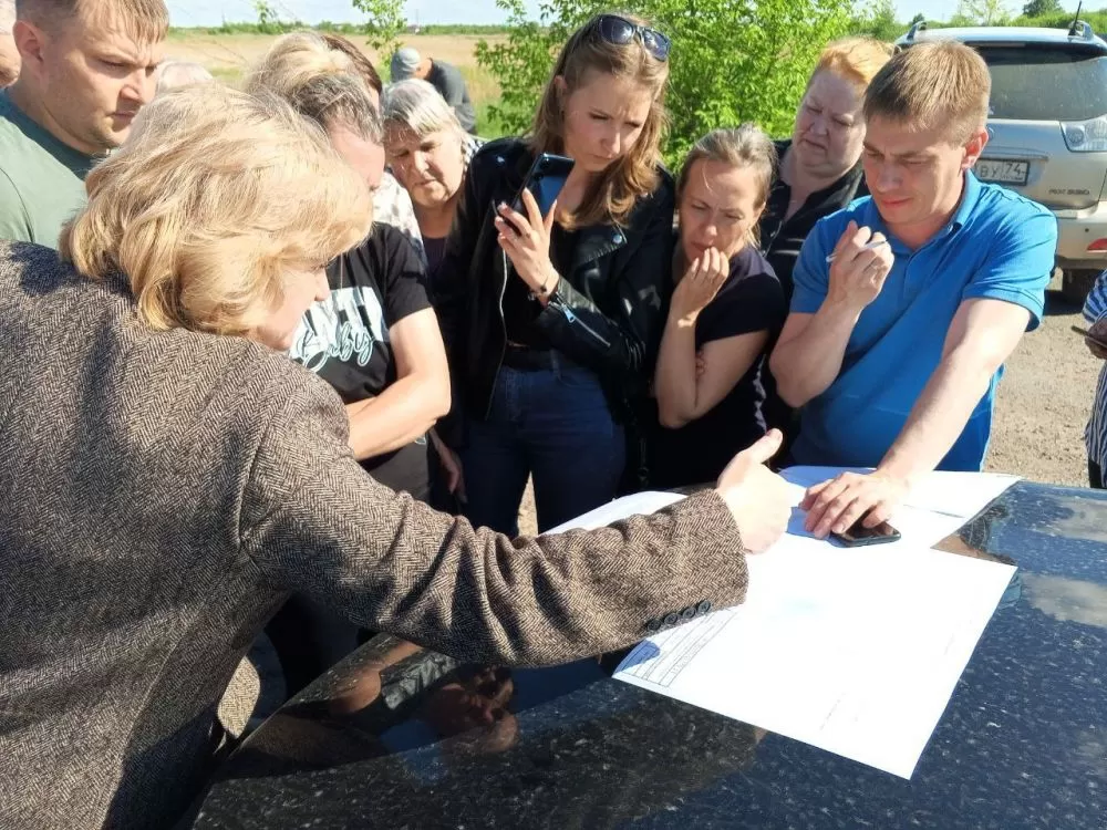 Глава Копейска встретилась с жителями поселка Северный Рудник