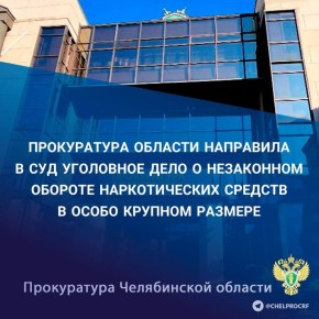 Прокуратура Челябинской области утвердила обвинительное заключение по уголовному делу в отношении двух жителей региона