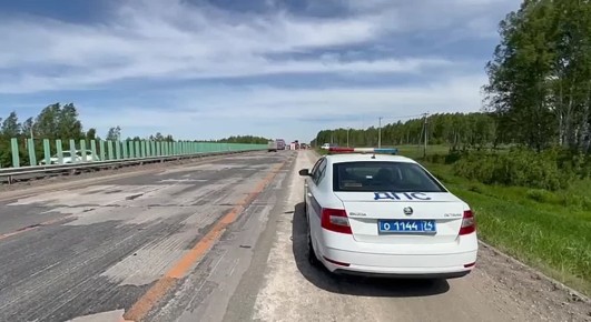 Госавтоинспекция информирует о проведении дорожных работ на 44 км автодороги Подъезд к городу Екатеринбургу