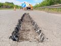 В Копейске ремонтируют областную дорогу