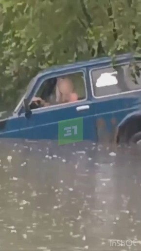 Первой в Челябинске «утонула» автомобилистка
