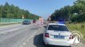 Внимание! На 34 км автодороги Подъезд к г. Екатеринбург проводятся дорожные работы