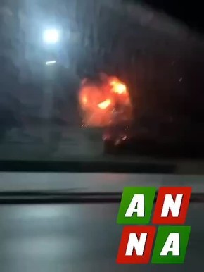 Падение украинского дрона в Челябинске попало на видео