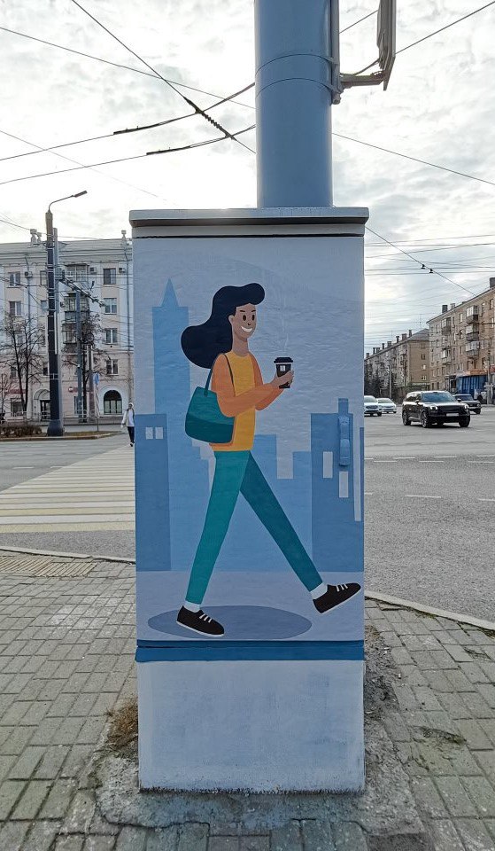 Художники разрисовали четыре электрошкафа в центре Челябинска Художники разрисовали четыре электрошкафа в центре Челябинска