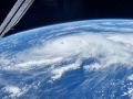 Челябинский космонавт Олег Платонов показал, как выглядит ураган Мелисса с борта МКС