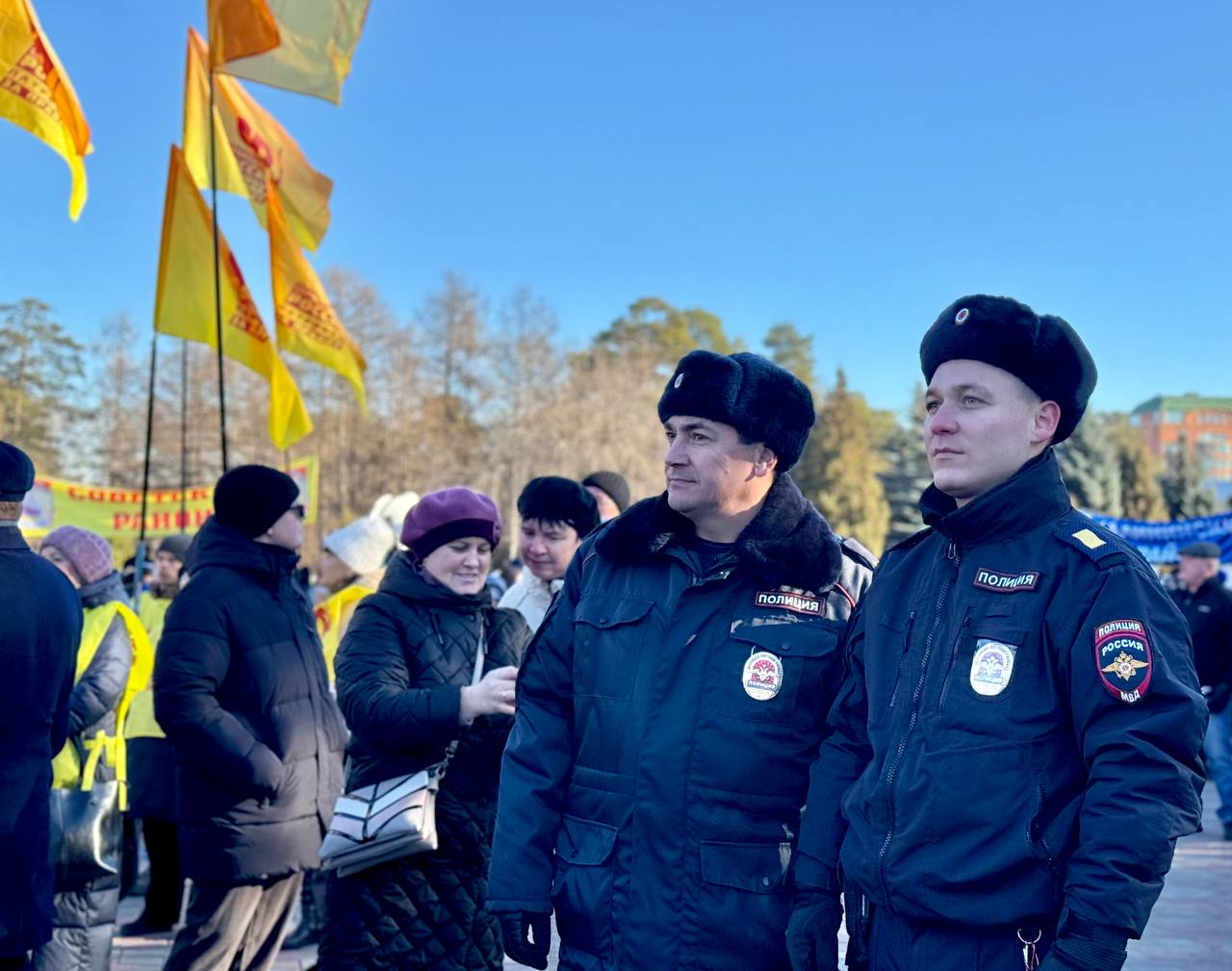 Полицейские области обеспечили охрану общественного порядка при проведении массовых мероприятий в День народного единства