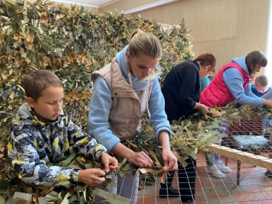 Родственники кадетов Аксайского казачьего корпуса поддерживают бойцов спецоперации