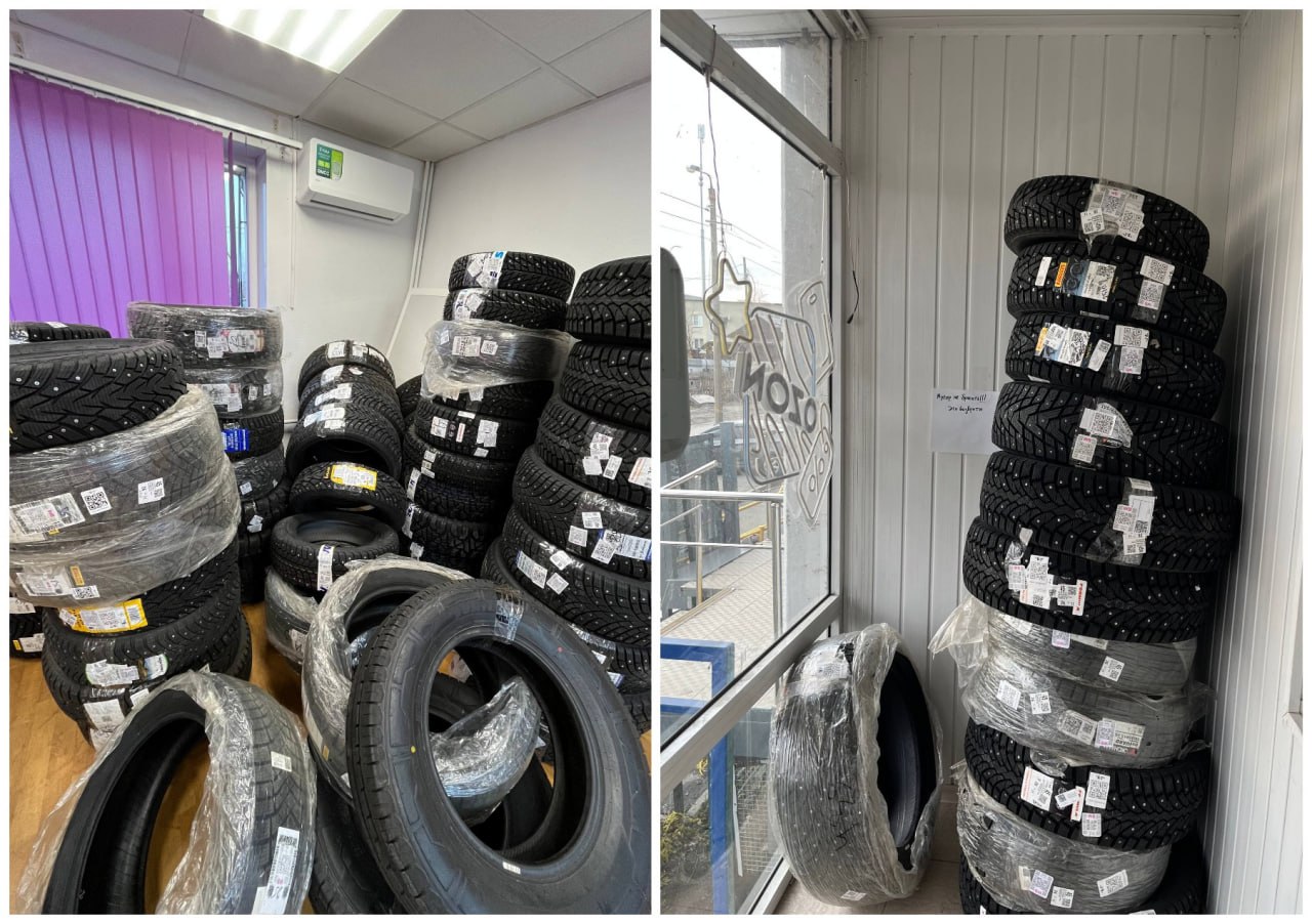 Клиенты жалуются, а сотрудники задыхаются: пункт выдачи маркетплейса в Челябинске завалили покрышками
