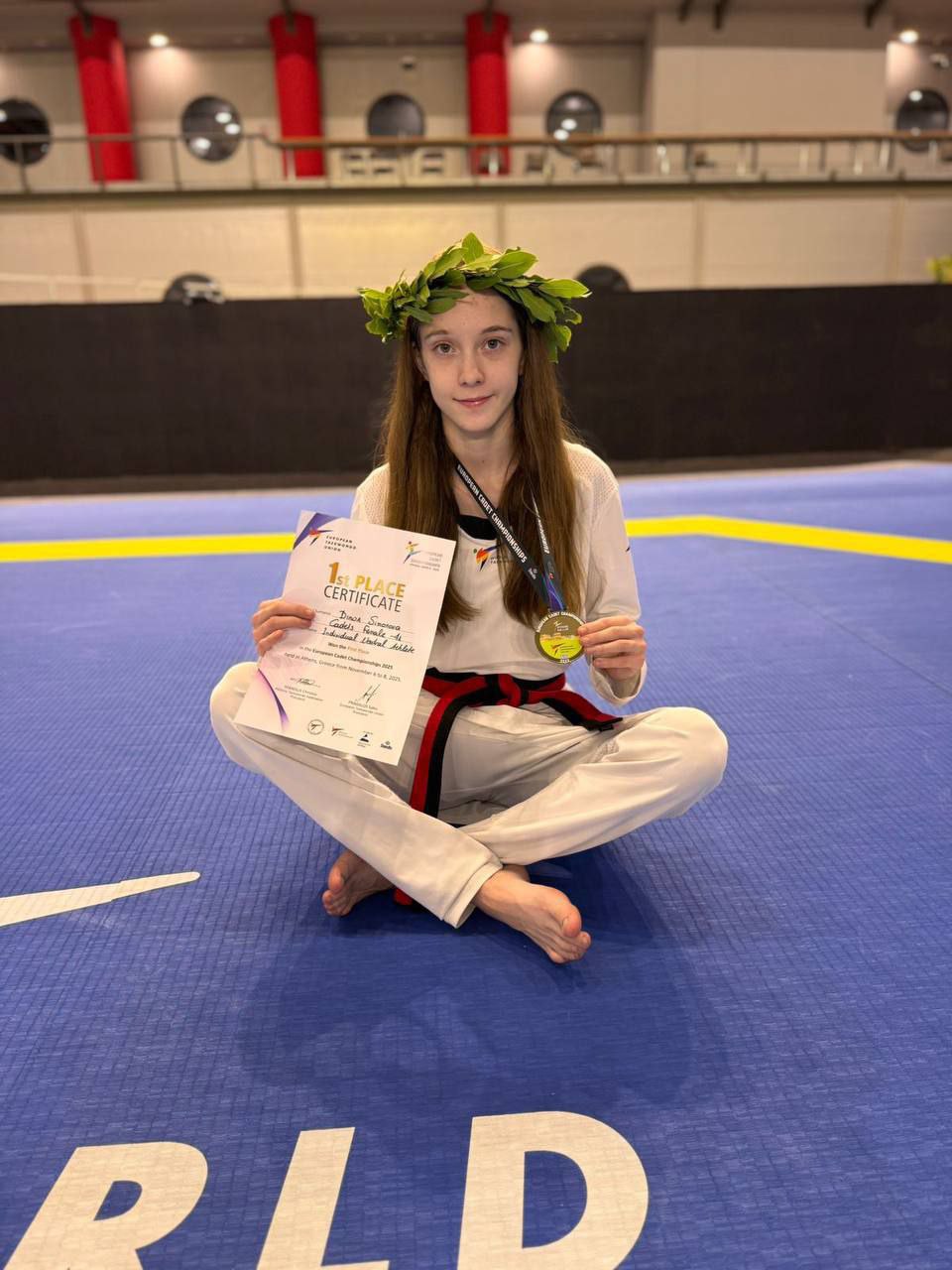 Воспитанница СШОР "Кор" выиграла Первенство Европы по тхэквондо среди кадетов в Греции Воспитанница СШОР "Кор" выиграла Первенство Европы по тхэквондо среди кадетов в Греции