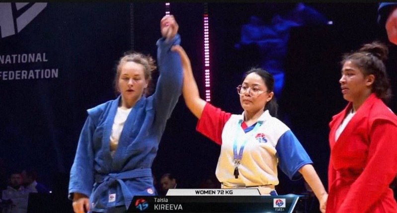 Самбистка из Челябинска выиграла золото чемпионата мира