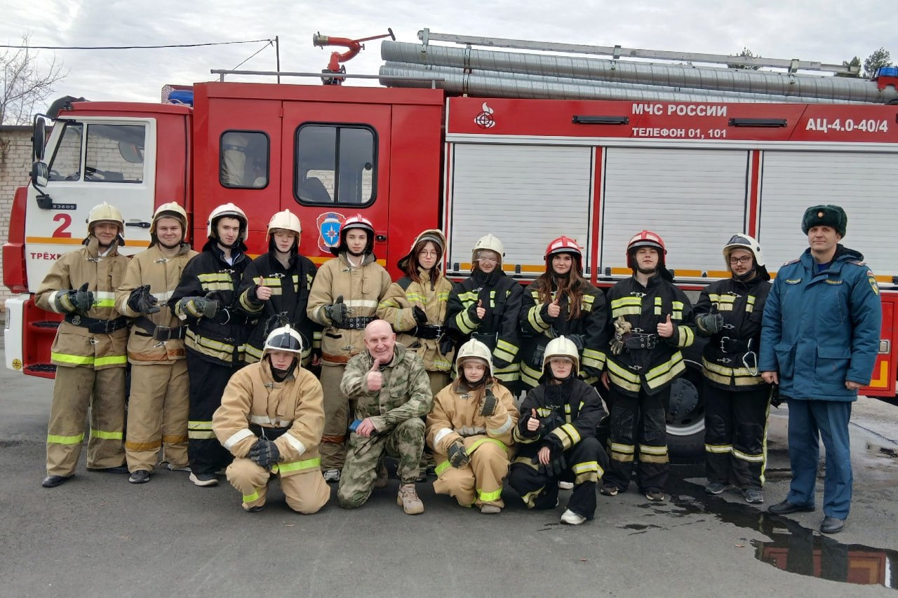 Кадеты на практике: первый шаг в профессию огнеборца