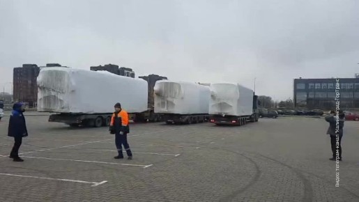Новые челябинские троллейбусы доставили в Калининград