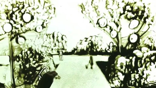 Жительница Челябинска создала песочный мультфильм о Ленинском районе