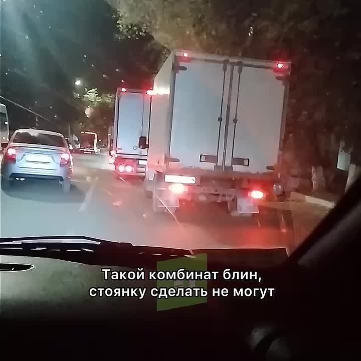 «Такой комбинат, стоянку сделать не могут. Каждый день устраивают пробку»