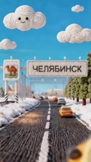 "Вязаный" Челябинск: милое видео набирает популярность в сети