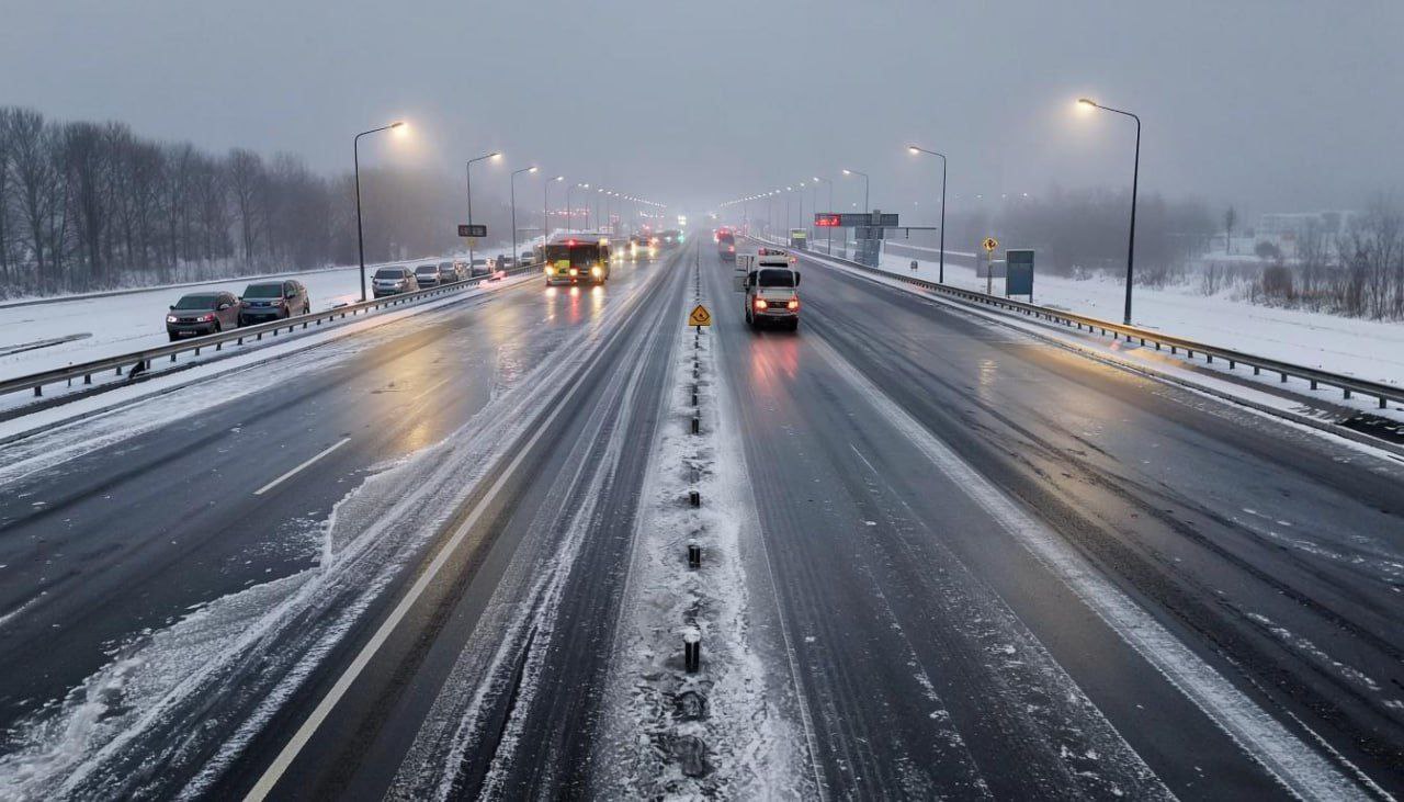 На М-5 закрыли движение для грузовиков и автобусов