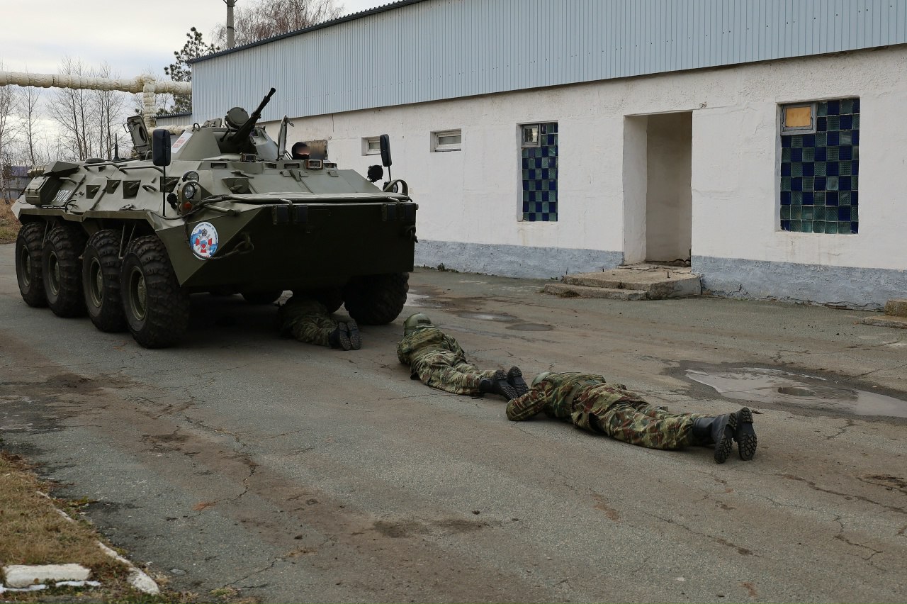 Спецназ «Урал» отметил 35-летие эстафетой мастерства