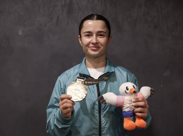 Алина Поздеева из Магнитогорска завоевала золото на летних Сурдлимпийских играх