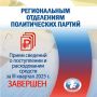 ПРИЕМ СВЕДЕНИЙ ЗАВЕРШЁН. В соответствии со статьей 34 Федерального закона «О политических партиях» окончен срок приема сведений о поступлении и расходовании средств за 3 квартал 2025 года