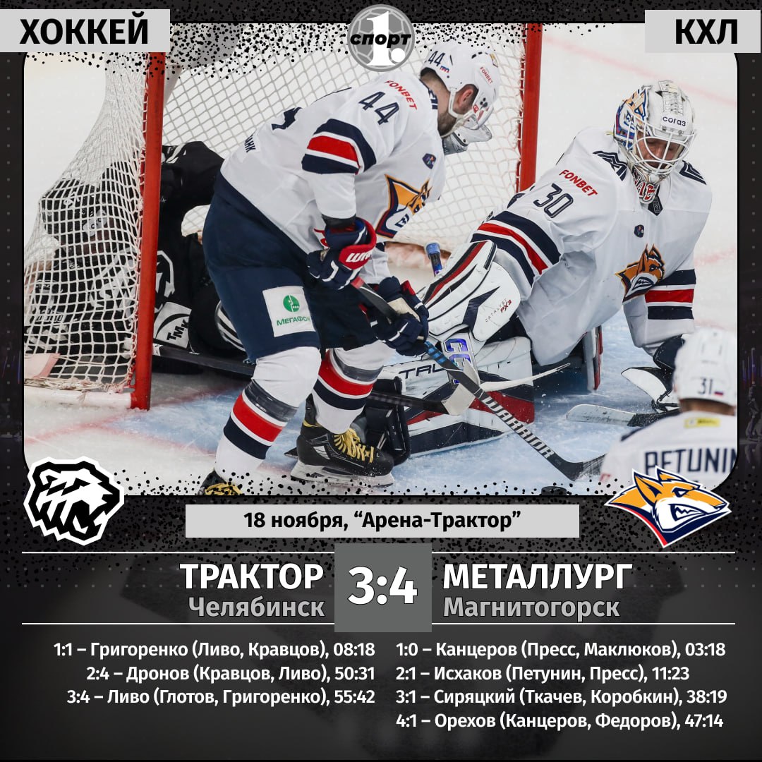 Хоккейное южноуральское дерби завершилось в пользу «Металлурга»