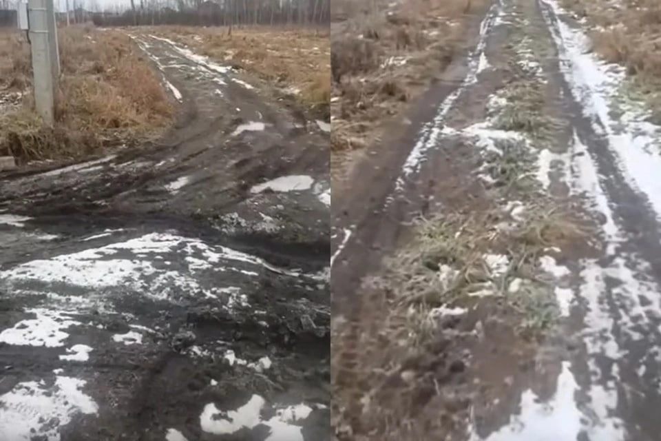 Машину приходилось тащить трактором: ветеран СВО устал от грязи и отсыпал дорогу за свои деньги
