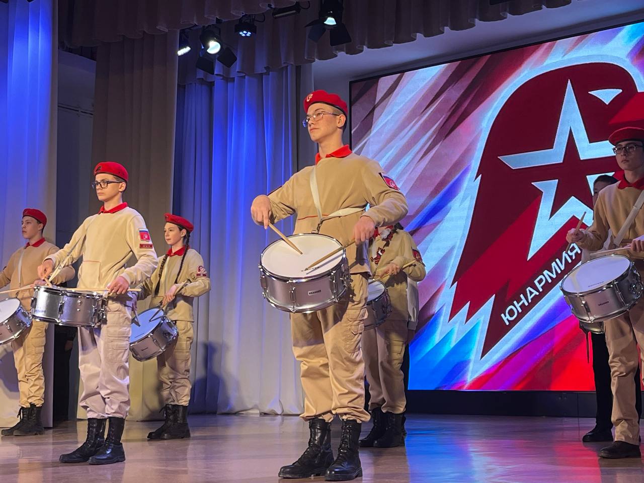 Ученики школы №9 вступили в ряды «Юнармии»