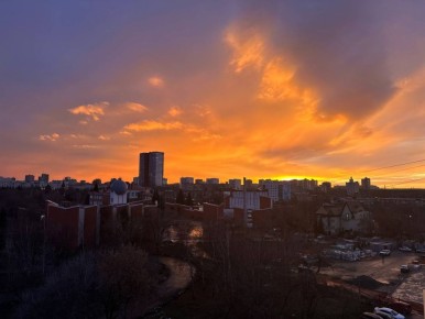 Когда небо решает удивить покрупному: