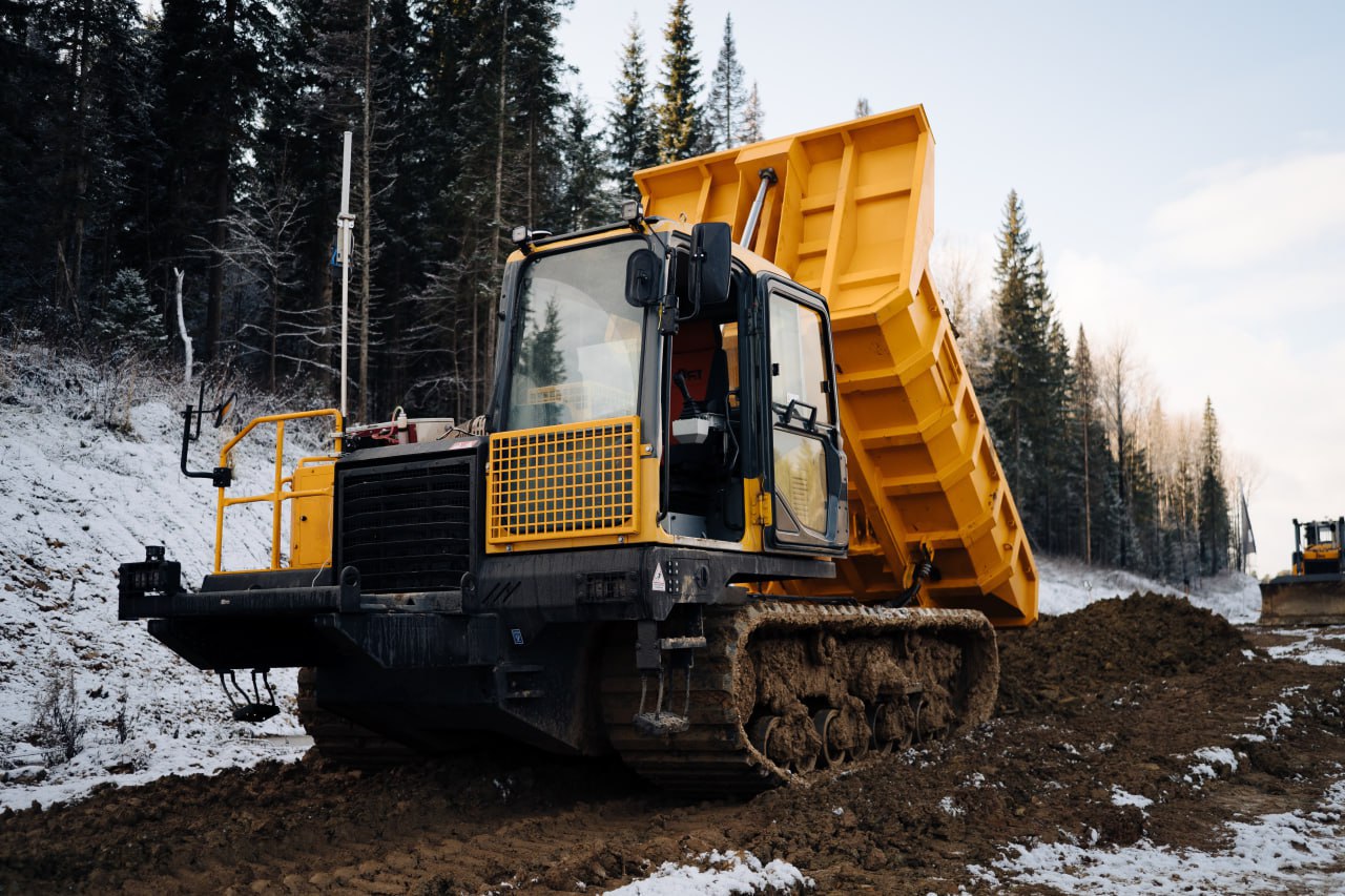 Такого в России еще не было: беспилотная техника помогает строить трассу в Челябинской области Такого в России еще не было: беспилотная техника помогает строить трассу в Челябинской области
