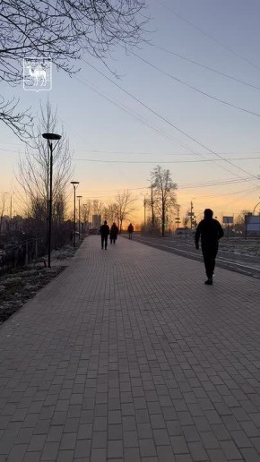 Сегодня засияла пешеходная зона на проспекте Победы