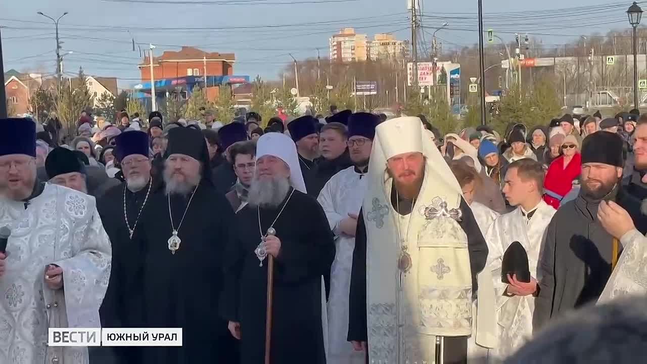 Памятник Собору Архистратига Михаила открыли в Челябинске