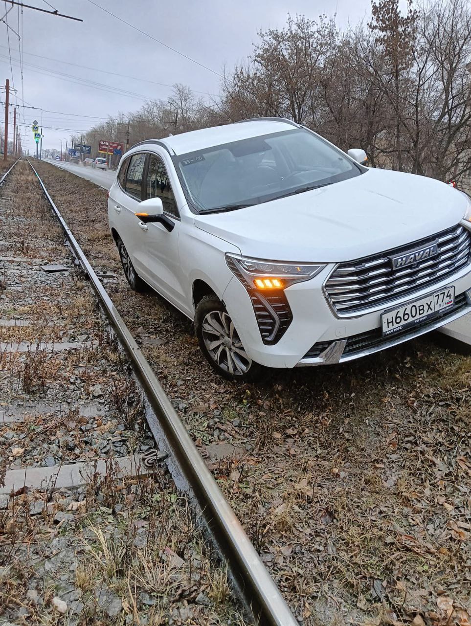 На шоссе Металлургов закрыто движение трамваев