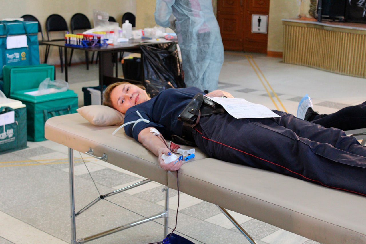 Коркинские полицейские стали донорами Коркинские полицейские стали донорами