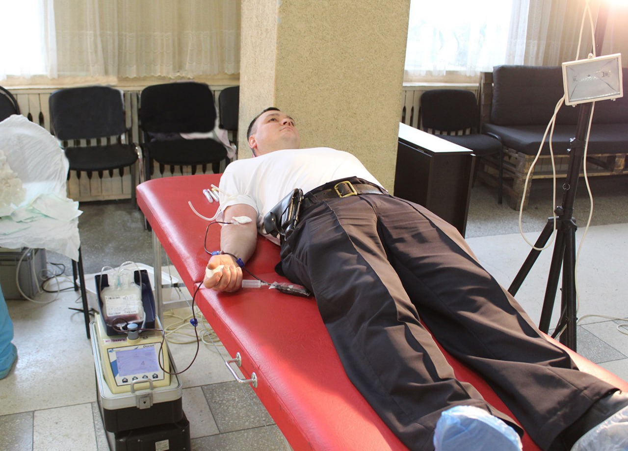 Коркинские полицейские стали донорами Коркинские полицейские стали донорами