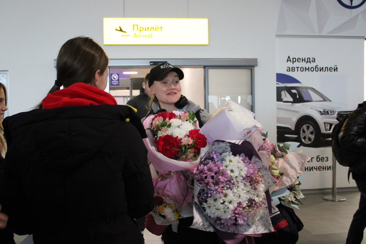 В челябинском аэропорту встретили новую чемпионку Европы по тхэквондо В челябинском аэропорту встретили новую чемпионку Европы по тхэквондо