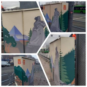 Расклейщика рекламы нашли за сутки!