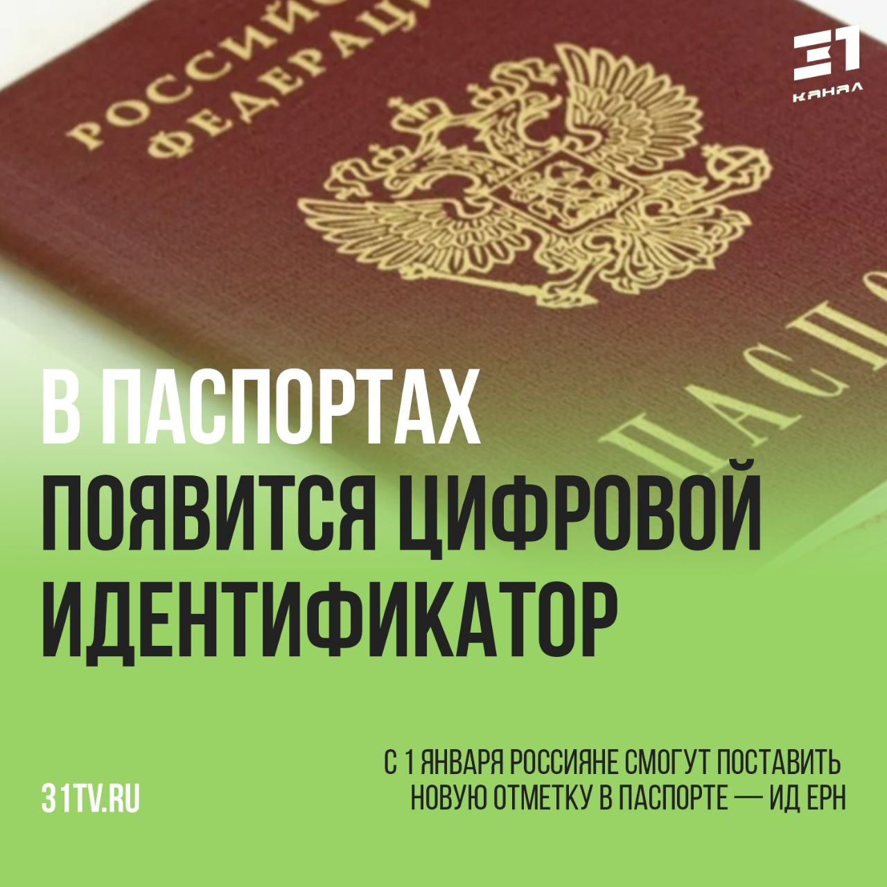 В паспортах появится уникальный цифровой идентификатор с 2026 года