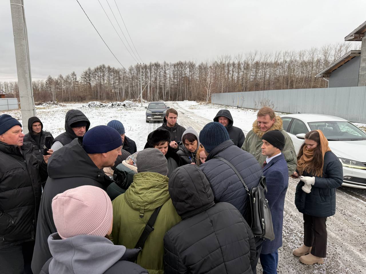 В поселке Развязка состоялась очередная встреча с жителями В поселке Развязка состоялась очередная встреча с жителями