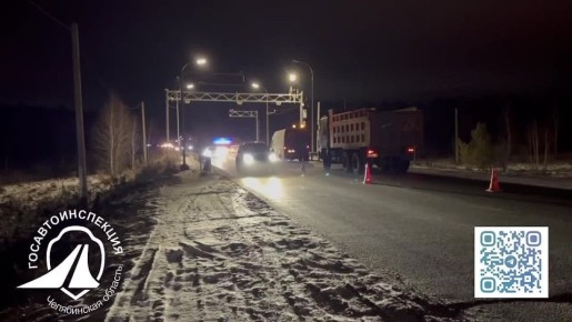 Уважаемые водители!. На 23 км автодороги «Западный обход г. Челябинска» производятся дорожные работы