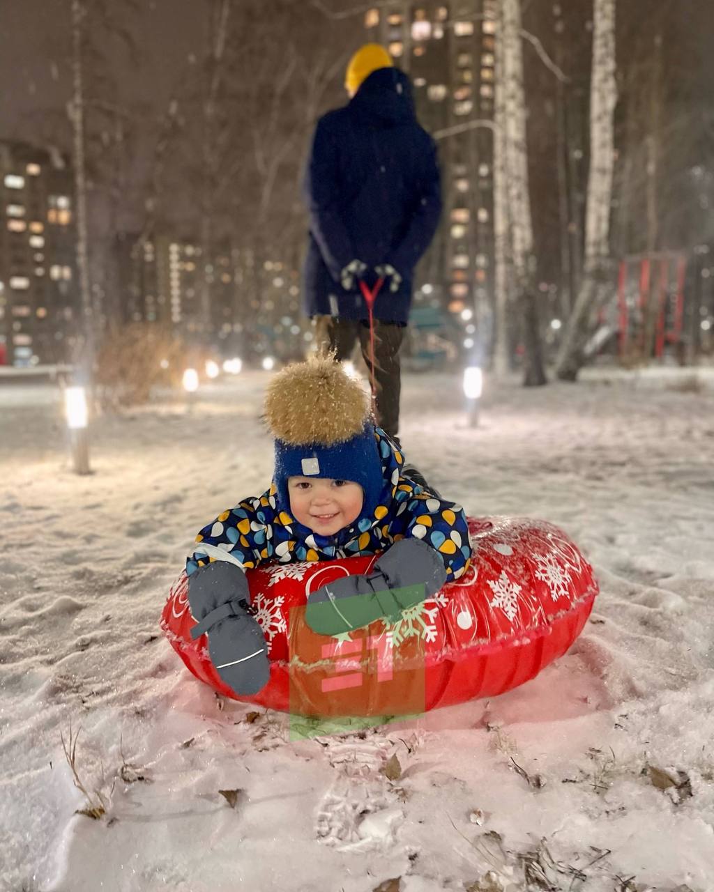 В Челябинске начался затяжной снегопад