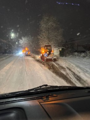 Снегоуборочная техника Копейска устраняет последствия снегопада