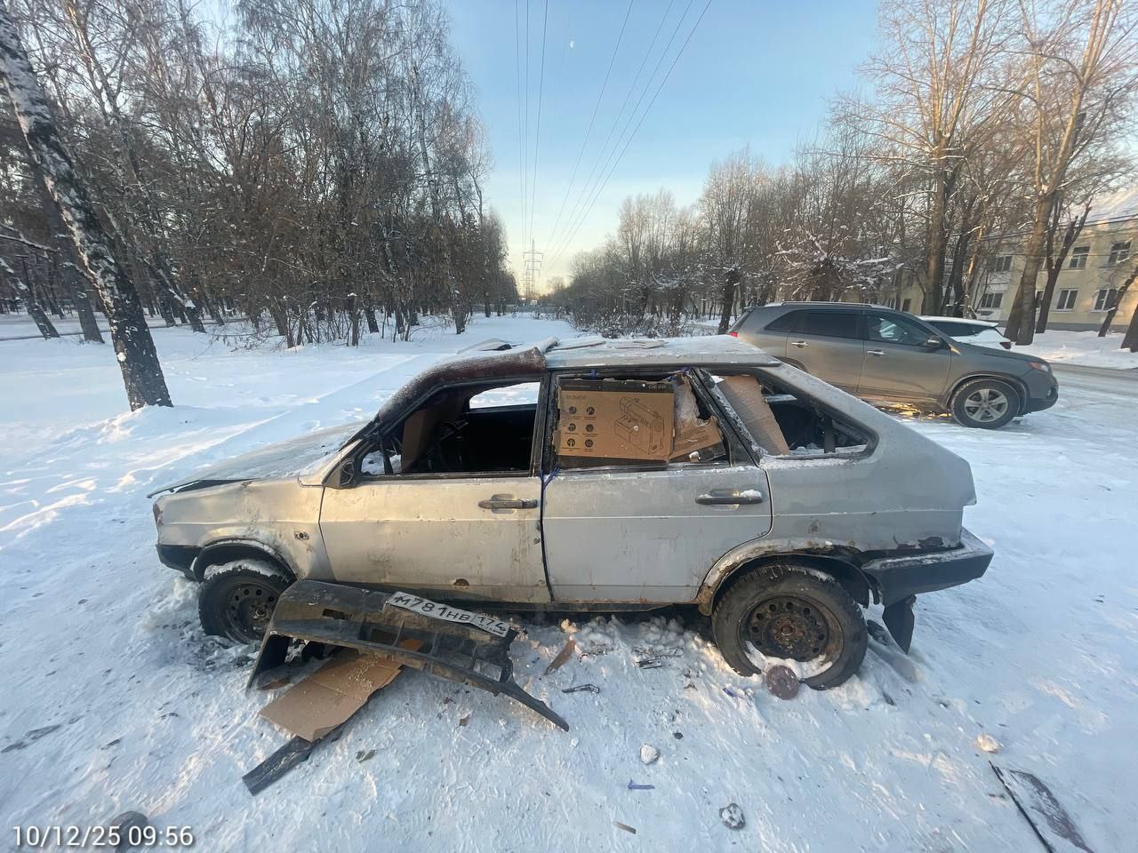 Очередная брошенная машина отправлена на спецстоянку