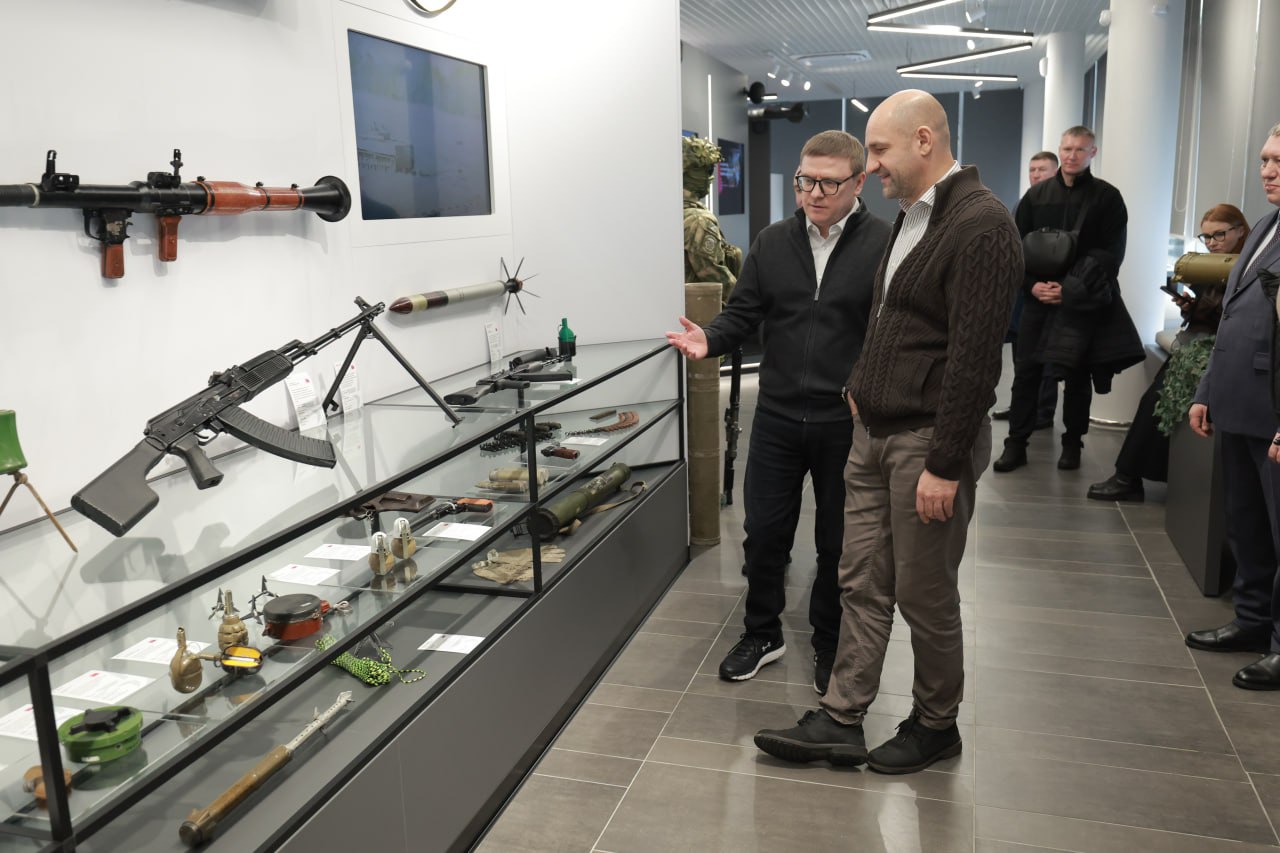Полпред президента РФ Артем Жога осмотрел новый музей СВО в Челябинске Полпред президента РФ Артем Жога осмотрел новый музей СВО в Челябинске