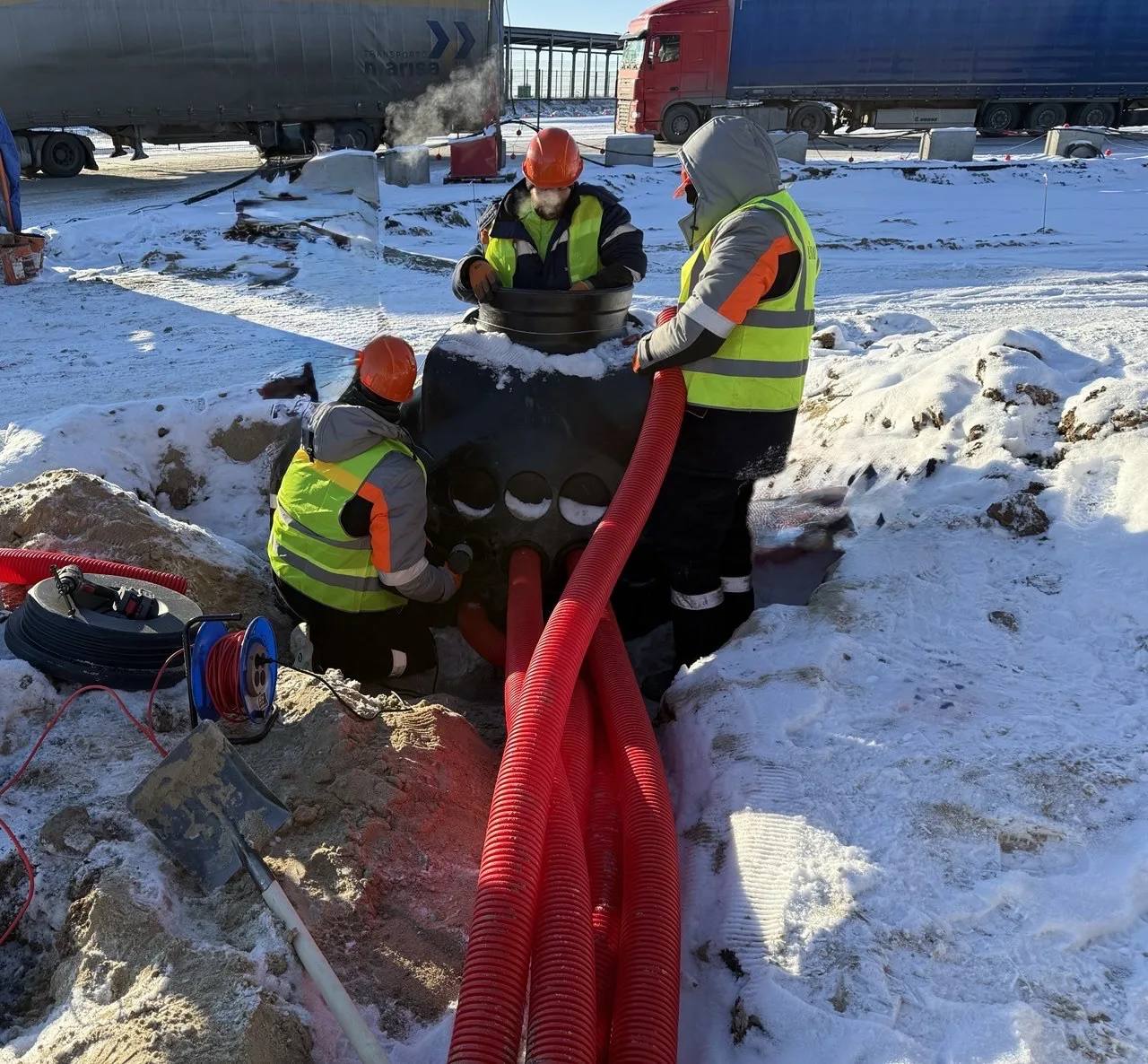 В Челябинской области продолжается строительство автомобильного пункта пропуска Бугристое В Челябинской области продолжается строительство автомобильного пункта пропуска Бугристое