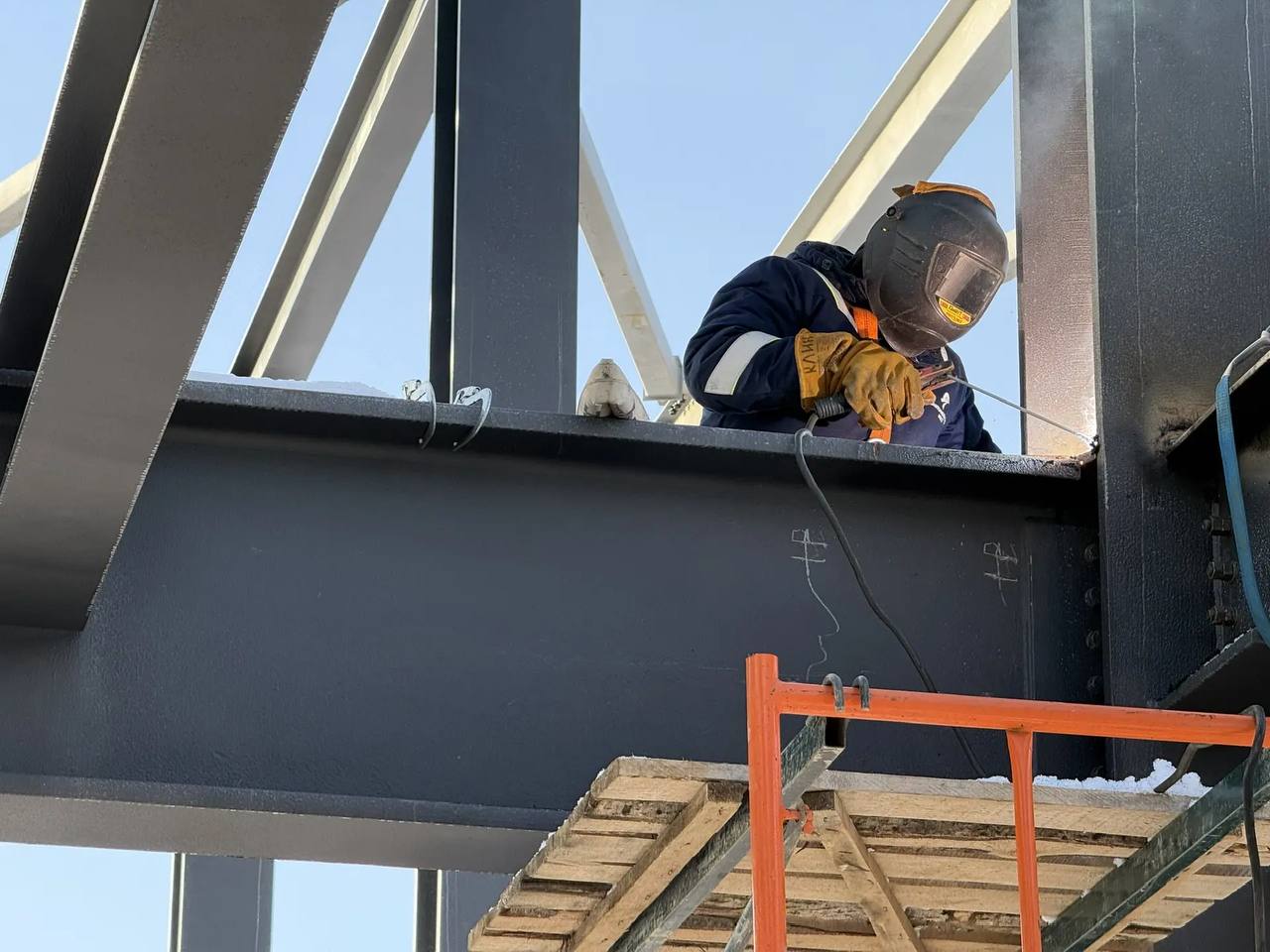 В Челябинской области продолжается строительство автомобильного пункта пропуска Бугристое