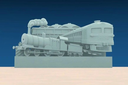 На площади Революции в Челябинске появится железнодорожный вокзал из льда