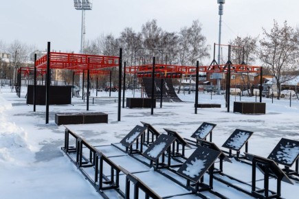 В Челябинске появилась первая площадка для гонок с препятствиями