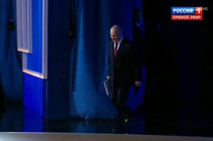 Владимир Путин уже в зале!