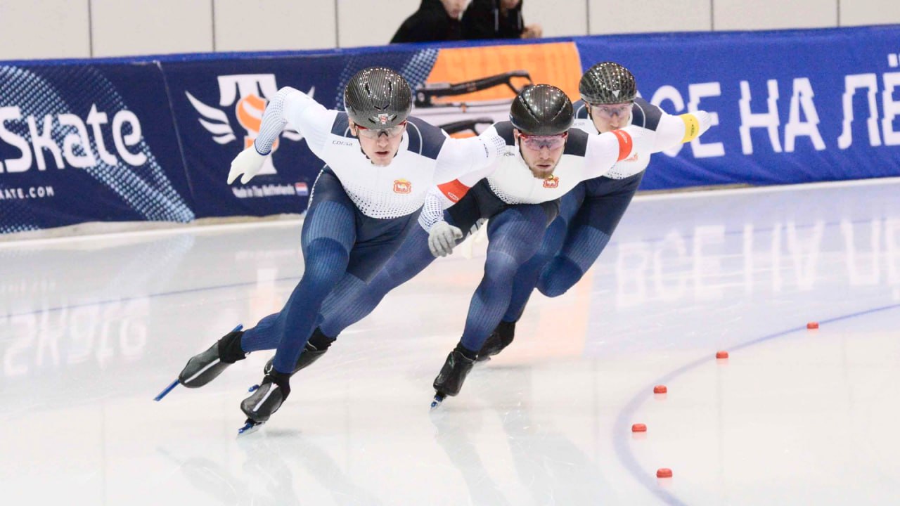 Конькобежцы Челябинской области оформили «золотой» хет-трик на чемпионате России